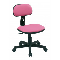 OSP Home Furnishings 499-261 Student Task Chair in Pink Fabric
